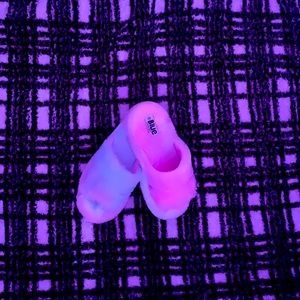 Cotton candy kids slippers